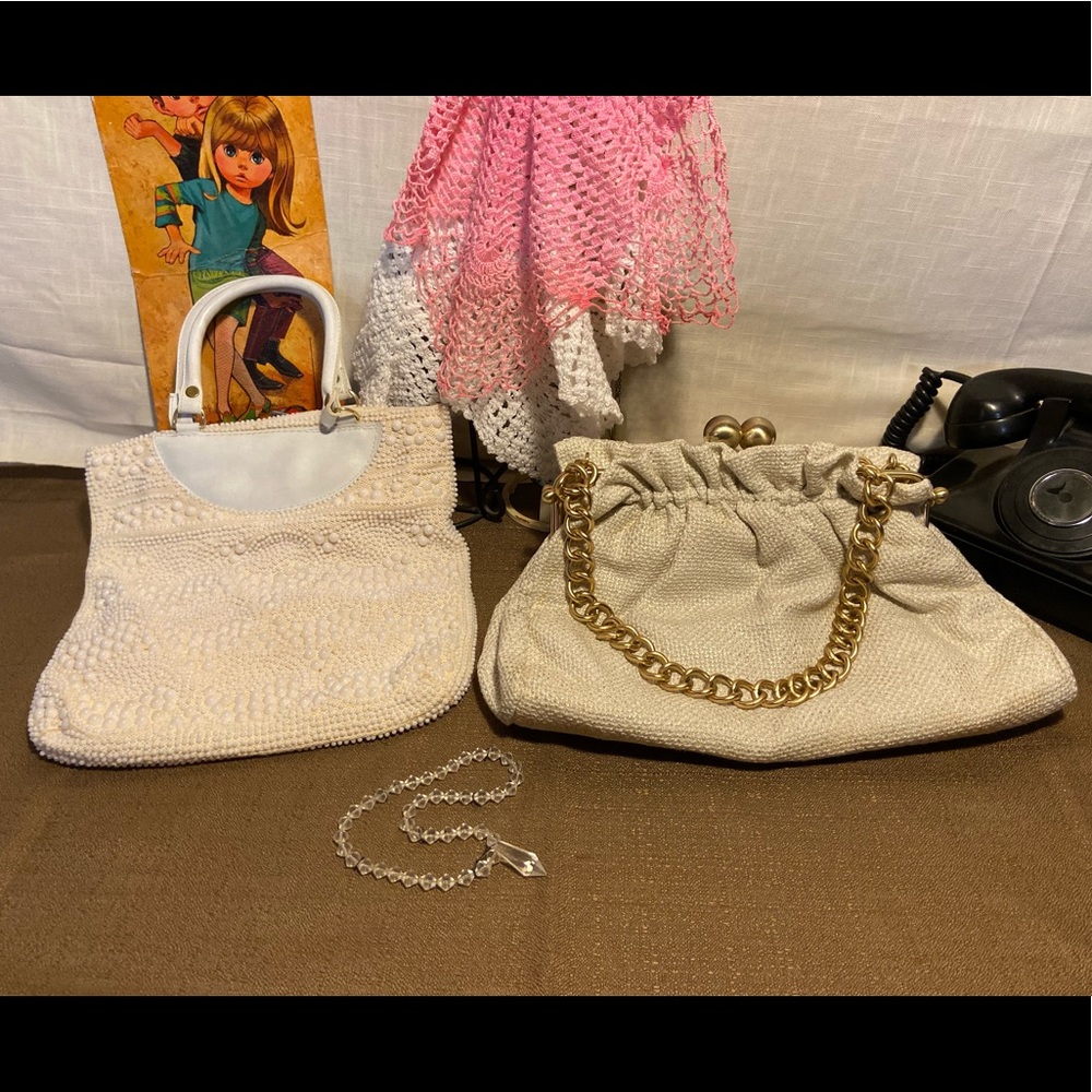 Vintage style purses/handbags — set of 2